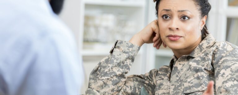 How can I support a veteran struggling with addiction